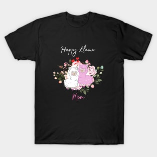 Happy Llama Mom T-Shirt